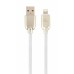 Кабель Cablexpert CC-USB2R-AMLM-2M-W, USB 2.0 А-папа/Lightning, 2.0 м.