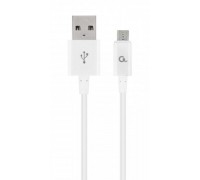 Кабель Cablexpert CC-USB2P-AMmBM-1M-W, USB 2.0 A-тато/Micro B-тато, 1,0 м.