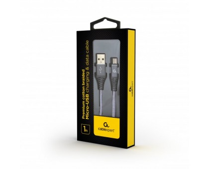 Кабель Cablexpert CC-USB2B-AMmBM-1M-WB2, USB 2.0 А-тато/Micro B-тато, 1,0 м. Кабель Cablexpert CC-USB2B-AMmBM-1M-WB2, USB 2.0 А-тато/Micro B-тато, 1,0 м.