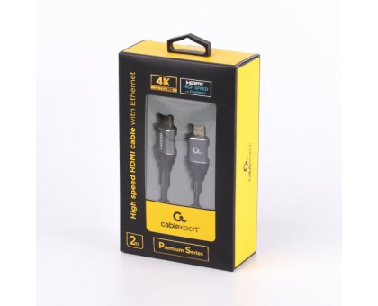 Кабель у блістері Cablexpert CCBP-HDMI-2M, HDMI V.2.0, вилка/вилка, з позолоченими контактами, 2 м Кабель у блістері Cablexpert CCBP-HDMI-2M, HDMI V.2.0, вилка/вилка, з позолоченими контактами, 2 м