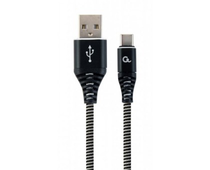 Кабель Cablexpert CC-USB2B-AMCM-1M-BW, USB 2.0 A-тато/Type-C тато, 1,0 м. Кабель Cablexpert CC-USB2B-AMCM-1M-BW, USB 2.0 A-тато/Type-C тато, 1,0 м.