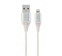 Кабель Cablexpert CC-USB2B-AMLM-1M-BW2, USB 2.0 А-тато/Lightning, 1.0 м.