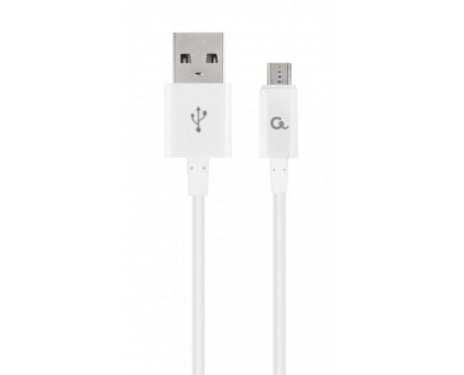 Кабель Cablexpert CC-USB2P-AMmBM-2M-W, USB 2.0 A-тато/Micro B-тато, 2,0 м. Кабель Cablexpert CC-USB2P-AMmBM-2M-W, USB 2.0 A-тато/Micro B-тато, 2,0 м.