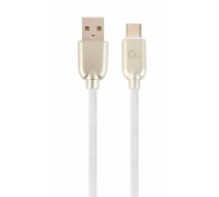 Кабель Cablexpert CC-USB2R-AMCM-2M-W, преміум якість USB 2.0 A-папа/C-папа,2 м.