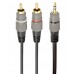 Аудіо-кабель Cablexpert CCA-352-10M, 3.5мм/2хRCA-тюльпан папа, довжина 10м., стерео