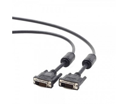Кабель Cablexpert CC-DVI2-BK-15, DVI відео 24/24 (dual link), 4.5 м Кабель Cablexpert CC-DVI2-BK-15, DVI відео 24/24 (dual link), 4.5 м