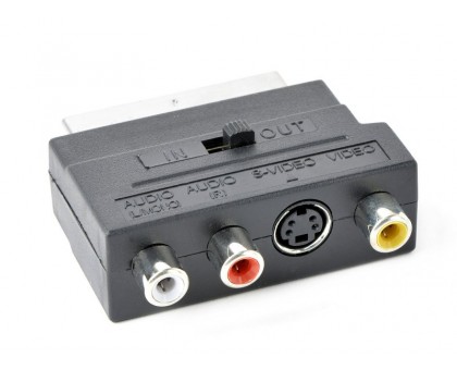 Двохнаправлений аудіо-відео адаптер Cablexpert CCV-4415 RCA/S-VIDEO - SCART