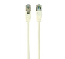 Патч корд Cablexpert PP6-1M/W, FTP, категорія. 6, литий,  50u" штекер із фіксатором, 1 м, білий