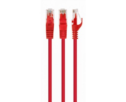Патч корд Cablexpert PP6U-1M/R, UTP, категорія. 6, литий, 50u" штекер із фіксатором, 1 м, червоний Патч корд Cablexpert PP6U-1M/R, UTP, категорія. 6, литий, 50u" штекер із фіксатором, 1 м, червоний