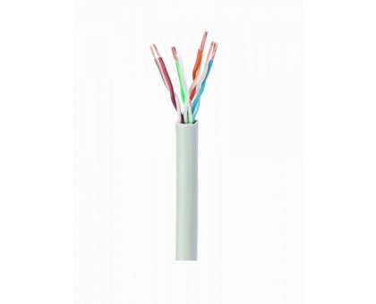 Звита пара,Cablexpert UPC-5004E-L, CAT5e, багатожильна, алюміній під міддю (CCA з AWG24), неекранована, 305 м Звита пара,Cablexpert UPC-5004E-L, CAT5e, багатожильна, алюміній під міддю (CCA з AWG24), неекранована, 305 м