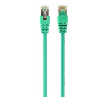 Патч корд Cablexpert PP22-0.5M/G, FTP, литий,  50u" штекер із фіксатором, 0.5 м, зелений