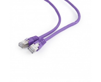Патч корд Cablexpert PP6-0.5M/V, FTP, категорія. 6, литий, 50u" штекер із фіксатором, 0.5 м, фіолетовий Патч корд Cablexpert PP6-0.5M/V, FTP, категорія. 6, литий, 50u" штекер із фіксатором, 0.5 м, фіолетовий