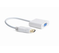 Адаптер-перехідник DisplayPort на VGA Cablexpert A-DPM-VGAF-02-W