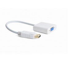 Адаптер-перехідник DisplayPort на VGA Cablexpert A-DPM-VGAF-02-W