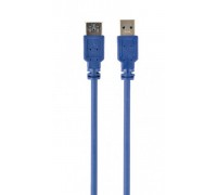 Подовжувач Cablexpert CCP-USB3-AMAF-10, преміум якість USB 3.0 A-тато/A-мама, 3.0 м.