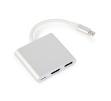 Адаптер-перехідник USB Type-C на HDMI Cablexpert A-CM-HDMIF-02-SV