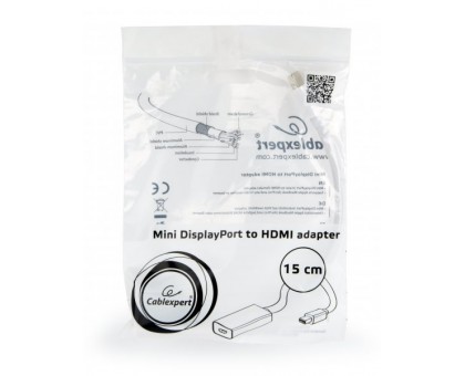 Адаптер-перехідник A-mDPM-HDMIF-02-W, Mini DisplayPort в HDMI Адаптер-перехідник A-mDPM-HDMIF-02-W, Mini DisplayPort в HDMI
