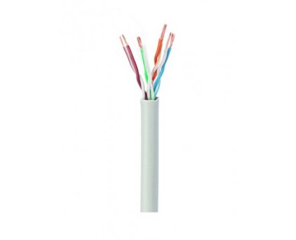 Звита пара,Cablexpert UPC-5004E-L/100, CAT5e, багатожильна, алюміній під міддю (CCA з AWG24), неекранована, 100 м Звита пара,Cablexpert UPC-5004E-L/100, CAT5e, багатожильна, алюміній під міддю (CCA з AWG24), неекранована, 100 м