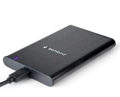 Зовнішня кишеня Gembird EE2-U3S-6 2.5", USB3.1, чорний колір, алюміній Зовнішня кишеня Gembird EE2-U3S-6 2.5", USB3.1, чорний колір, алюміній