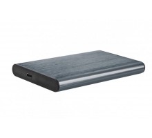 Зовнішня кишеня Gembird EE2-U3S-6-GR 2.5", USB3.1, сірий колір, алюміній