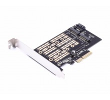 Адаптер Agestar AS-MC02 PCI-Express PCI 3.0 X4 адаптер для SSD-накопичувача формату M.2 NVMe