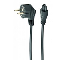 Кабель силовий Cablexpert PC-186-ML12-1M , довжина 1 м, сертифікований VDE, з заземленням,  для ноутбука, 3 *0.75 мм кв