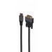Кабель Cablexpert CC-HDMI-DVI-4K-6, HDMI на DVI, 1.8м