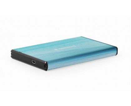 Зовнішня кишеня Gembird EE2-U3S-3-B для 2.5 SATA дисків, USB 3.0 блакитна Зовнішня кишеня Gembird EE2-U3S-3-B для 2.5 SATA дисків, USB 3.0 блакитна
