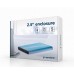Зовнішня кишеня Gembird EE2-U3S-3-B для 2.5 SATA дисків, USB 3.0 блакитна