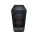 Корпус комп'ютерний Cougar MG140 AIR RGB (Black), Ігровий, скляне вікно, чорний