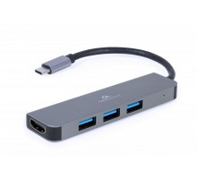 Адаптер Cablexpert A-CM-COMBO2-01, USB Type-C 2-в-1