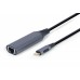 Адаптер Cablexpert A-USB3C-LAN-01, з USB Type-C на Gigabit Ethernet