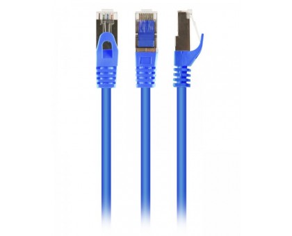 Патч корд Cablexpert PP6A-LSZHCU-B-2M, S/FTP, литий, 50u" штекер із фіксатором, 2 м, синій Патч корд Cablexpert PP6A-LSZHCU-B-2M, S/FTP, литий, 50u" штекер із фіксатором, 2 м, синій