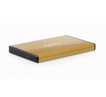 Зовнішня кишеня 2.5" Gembird EE2-U3S-3-GL, золотий