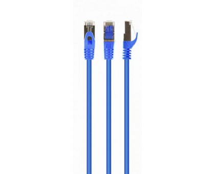 Патч корд Cablexpert PP6A-LSZHCU-B-5M, S/FTP, литий, 50u" штекер із фіксатором, 5 м, синій Патч корд Cablexpert PP6A-LSZHCU-B-5M, S/FTP, литий, 50u" штекер із фіксатором, 5 м, синій