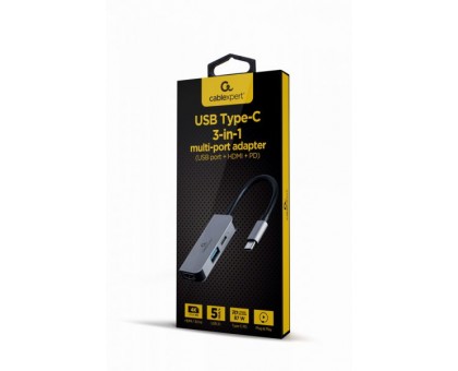 Адаптер Cablexpert A-CM-COMBO3-02, USB Type-C 3-в-1 Адаптер Cablexpert A-CM-COMBO3-02, USB Type-C 3-в-1