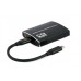 Адаптер-перехідник Cablexpert USB-C на 2xHDMI A-CM-HDMIF2-01