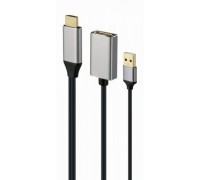 Адаптер-перехідник HDMI на DisplayPort Cablexpert A-HDMIM-DPF-02