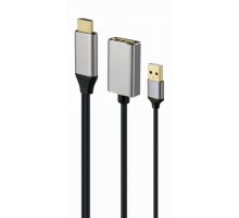 Адаптер-перехідник HDMI на DisplayPort Cablexpert A-HDMIM-DPF-02