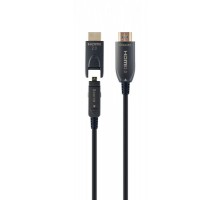 Кабель Cablexpert CCBP-HDMID-AOC-20M, HDMI V.2.0, вилка/вилка, з позолоченими контактами, 20 м