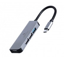 Хаб Cablexpert UHB-CM-U3P1U2P3-01 , з USB-C на USB