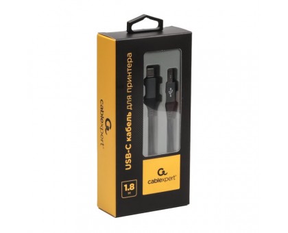 Кабель Cablexpert CCBP-USB2-CMBM-6, преміум якість USB 2.0 C-тато/B-тато, блістер, 1.8 м. Кабель Cablexpert CCBP-USB2-CMBM-6, преміум якість USB 2.0 C-тато/B-тато, блістер, 1.8 м.