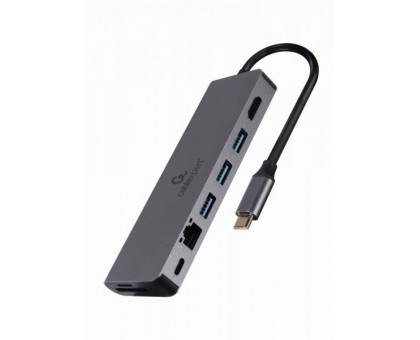 Адаптер Cablexpert A-CM-COMBO5-05, USB Type-C 5-в-1 Адаптер Cablexpert A-CM-COMBO5-05, USB Type-C 5-в-1
