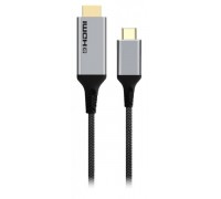 Кабель Cablexpert A-CM-HDMIM4K-1.8M, USB-C на HDMI, 1.8м