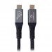 Кабель Cablexpert CCBP-USB3-CMCM100-1.5M, преміум якість USB USB C 3.2 Gen2*2 C-тато/C-тато, 1,5 м.