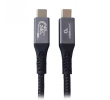 Кабель Cablexpert CCBP-USB4-CMCM240-1.5M, преміум якість, USB4, C-тато/C-тато, 1,5 м.