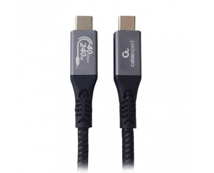 Кабель Cablexpert CCBP-USB4-CMCM240-1.5M, преміум якість, USB4, C-тато/C-тато, 1,5 м. Кабель Cablexpert CCBP-USB4-CMCM240-1.5M, преміум якість, USB4, C-тато/C-тато, 1,5 м.