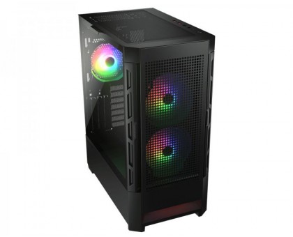 Корпус комп'ютерний Cougar AIRFACE RGB Black, Ігровий, скляне вікно, чорний Корпус комп'ютерний Cougar AIRFACE RGB Black, Ігровий, скляне вікно, чорний