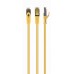 Патч корд Cablexpert PP6A-LSZHCU-Y-10M, S/FTP, литий, 50u" штекер із фіксатором, 10 м, жовтий