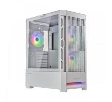 Корпус комп'ютерний Cougar AIRFACE RGB White, Ігровий, скляне вікно, білий